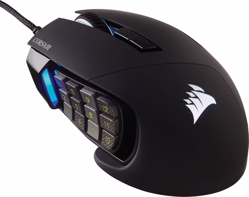Ratón Gaming Corsair Scimitar LED Negro (CH-9304211-EU) | 0840006616214 imagen 2