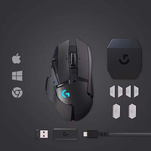 Logitech G G502 ratón mano derecha RF inalámbrico 16000 DPI | 910-005567 | 5099206082090 imagen 9