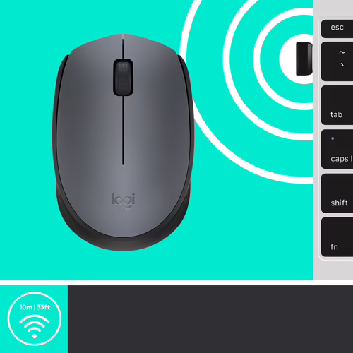 Ratón LOGITECH M170 Wireless 2.4Ghz Gris (910-004642) | 5099206062887 imagen 7