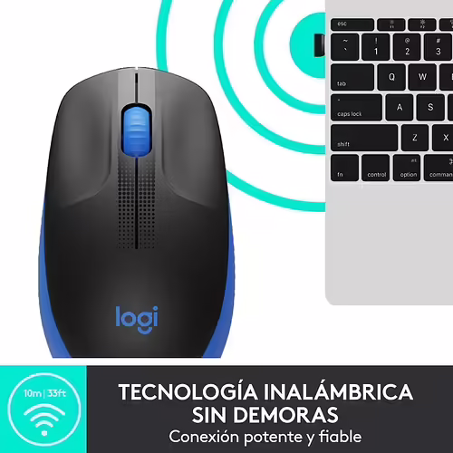 Ratón LOGITECH M190 Óptico RF 1000dpi Azul (910-005907) | 5099206091849 imagen 8