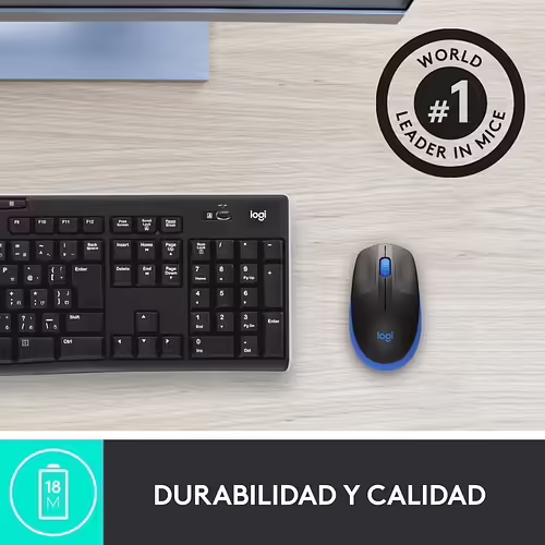 Ratón LOGITECH M190 Óptico RF 1000dpi Azul (910-005907) | 5099206091849 imagen 9