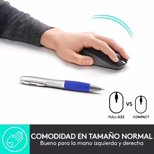 Logitech M190 Ratón inalámbrico ambidextro óptico 1000dpi negro 910-005905 | 5099206091825 imagen 7