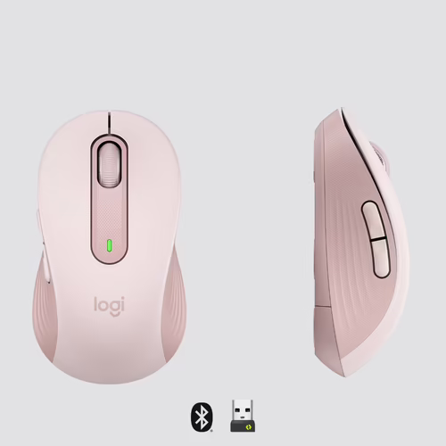 Ratón LOGITECH Signature M650 Wireless Rosa(910-006237) | 5099206097186 imagen 3