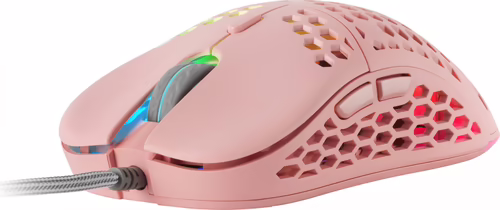 Mars Gaming MM55P Rosa Ratón Gaming RGB Chroma Ultra-ligero 55g 12800 DPI | 8437023608036 imagen 5