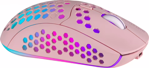 Ratón Mars Gaming RGB RF 3200dpi Rosa (MMW3P) | 8435693100041 imagen 2