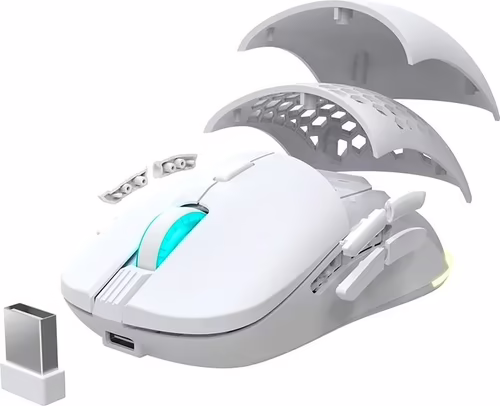 Ratón Newskill Arakne USB-C RGB (NS-MS-ARAKNE-ELITE-IV) imagen 4