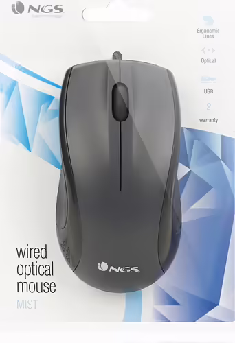 Ratón NGS Óptico USB-A 800dpi Negro (MIST) | 8435430603927 imagen 7