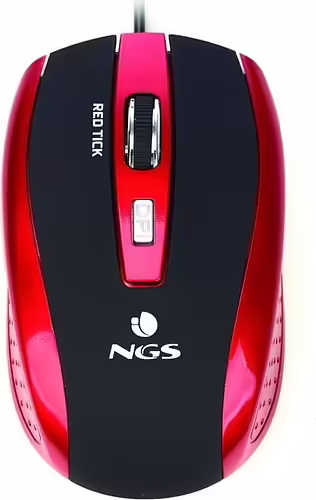 Ratón NGS Óptico USB-A 800dpi Rojo (TICK RED) | TICKRED | 8436001305936 imagen 3