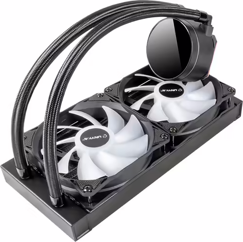 Ref. Líq. UNYKA AquaStorm 2x120mm ARGB Negra (UK352101) | 6974560220922 imagen 4