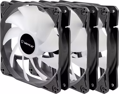 Ref. Líq. UNYKA AquaStorm 3x120mm ARGB Negra (UK353101) | 6974560220939 imagen 8