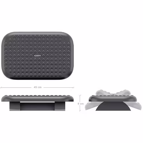 AISENS Reposapiés inclinable, Negro | FRT01-265 | 8435739901366 imagen 4