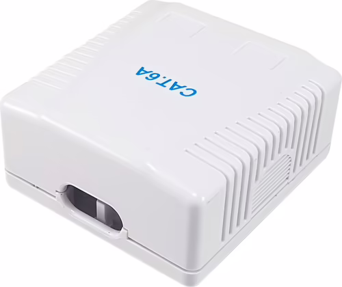 Roseta EQUIP 2xRJ45 Cat.6a Hembra Blanco (EQ235216) | 4015867233955 imagen 2