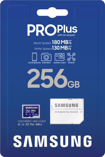 Samsung PRO Plus MB-MD256SA/EU memoria flash 256 GB MicroSD UHS-I Clase 3 | 8806094788105 imagen 8