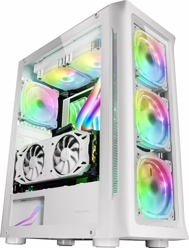 Caja Mars Gaming ARGB ATX EATX mATX Blanca (MCNEOW) | 8435693103318 imagen 4