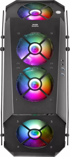 Mars Gaming MC51 Caja PC Gaming ATX Doble Cristal Templado 5xVentilador RGB Negr | 4711099470389 imagen 3