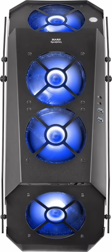 Mars Gaming MC51 Caja PC Gaming ATX Doble Cristal Templado 5xVentilador RGB Negr | 4711099470389 imagen 5