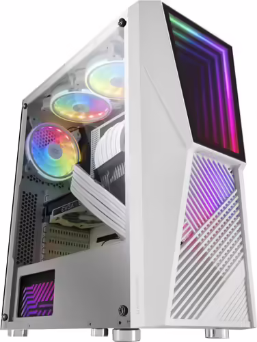 Torre Mars Gaming Iluminación RGB ATX Blanco | MC777W | 8437023094488 imagen 4