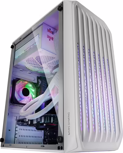 Mars Gaming MC-S2 Blanco Caja PC Compacta Gaming Micro-ATX 2 Ventiladores FRGB R | MCS2W | 8435693102014 imagen 4