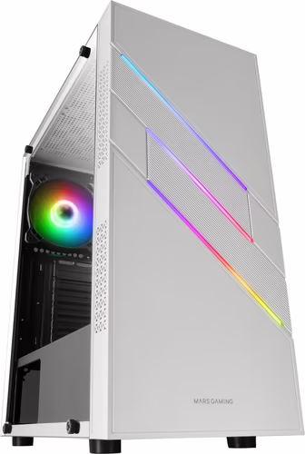 Caja Mars Gaming XL ARGB ATX mATX Blanca (MCU3W) | 8435693101925 imagen 6