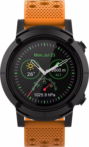 Smartwatch DENVER 1.3`` BT GPS Naranja (SW-510 ORANGE) | SW-510 BLACK+ORANGE STRAP | 5706751046988 imagen 3