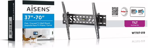 Soporte Pared AISENS 37``-70`` Inclina 50kg (WT70T-019) | 8436574703320 imagen 6