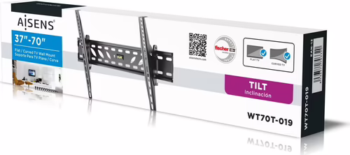 Soporte Pared AISENS 37``-70`` Inclina 50kg (WT70T-019) | 8436574703320 imagen 7