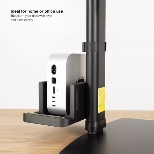 Soporte Mesa TooQ 17-27``+ Soporte Mini CPU (DB1128TN-B) | 8433281016873 imagen 4