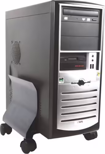 Soporte Fellowes para CPU con Ruedas Grafito (9169201) | 0043859529728 imagen 2