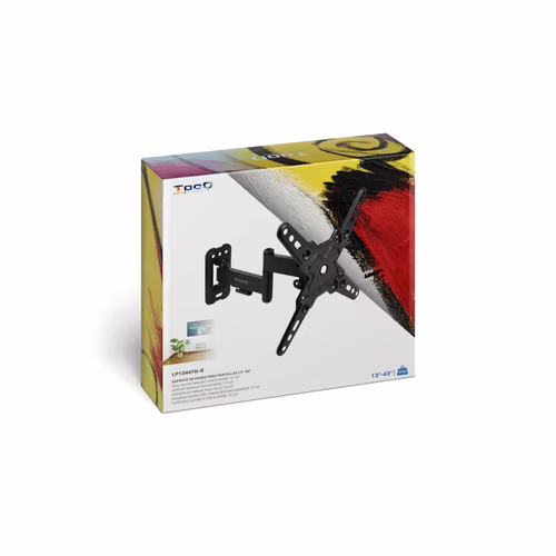 Soporte Pared TOOQ 13``-43`` Gira/Incl Negro (LP1344TN-B) | 8433281014503 imagen 5