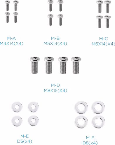 Soporte de Pared TOOQ Fijo 23``-43`` Máx 45Kg (LP1043F-B) | 8433281011922 imagen 5