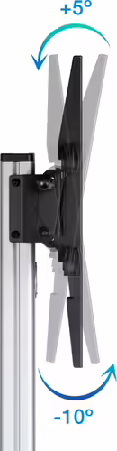 TooQ Hera Soporte de Suelo de Aluminio con Ruedas para Pantalla 37``-86`` | FS1886M-B | 8433281013773 imagen 5