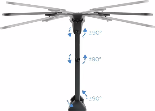 SOPORTE TV APPROX SUELO CON MUEBLE PANTALLAS 30 - 63 VESA APPST07E | 8435099523444 imagen 5
