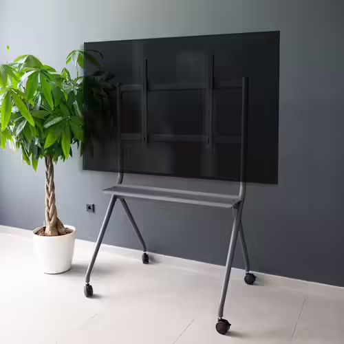 TooQ iSTAND Soporte de Suelo con Ruedas para Pantallas 50``- 86``, Gris | FS20205M-B | 8433281013490 imagen 5