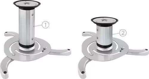 TOOQ PJ1010TN-S SOPORTE PARA PROYECTOR UNIVERSAL DE TECHO PLATA | 8433281001848 imagen 2