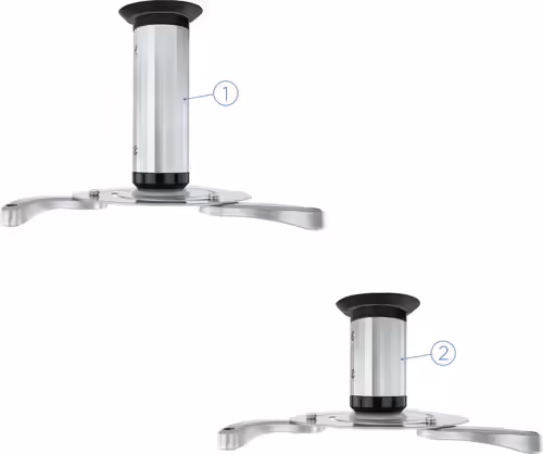 TOOQ PJ1010TN-S SOPORTE PARA PROYECTOR UNIVERSAL DE TECHO PLATA | 8433281001848 imagen 3