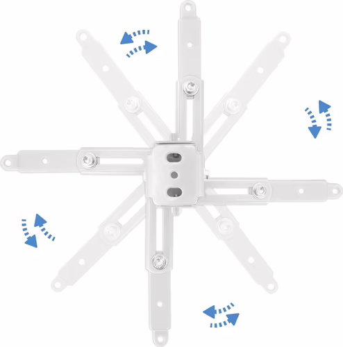 Soporte de Techo TooQ Proyector 20Kg Blanco (PJ2012T-W) | 8433281006690 imagen 4