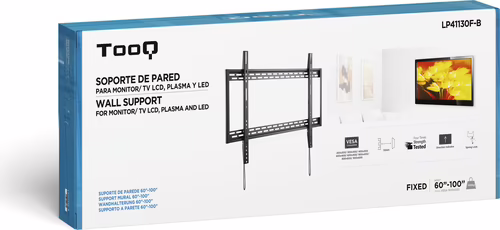 Soporte Pared TOOQ Fijo 60``-100`` Máx 130Kg (LP41130F-B) | 8433281008380 imagen 7
