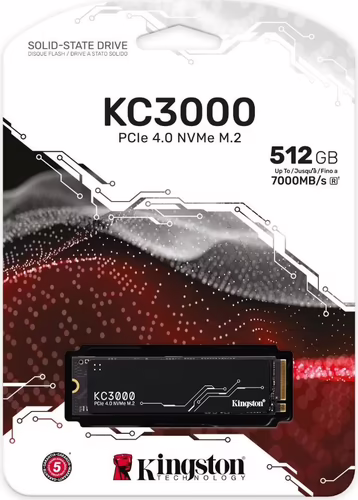 SSD Kingston KC3000 512Gb M.2 NVMe PCIe (SKC3000S/512G) | 0740617324402 imagen 4