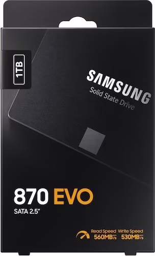Samsung disco interno ssd 2.5` 870 evo serial ata 1tb 6gbit/s velocidad lectura  | MZ-77E1T0B/EU imagen 6