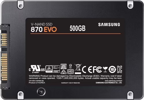 SSD Samsung 870 Evo 2.5`` 500Gb SATA3 (MZ-77E500B/EU) | 8806090545924 imagen 5