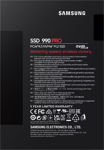 SSD Samsung 990 Pro 2Tb M.2 NVMe V-NAND (MZ-V9P2T0BW) | 8806094215038 imagen 6