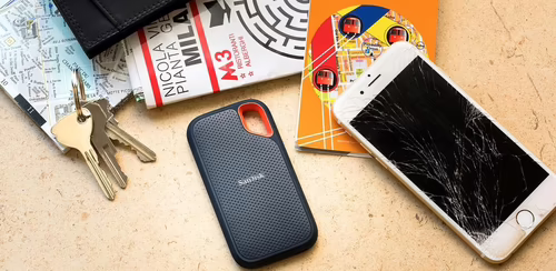 Disco ssd externo sandisk extreme portable 500gb usb tipo-c negro SDSSDE61-500G- | SDSSDE61-500G-G25 | 0619659182588 imagen 5