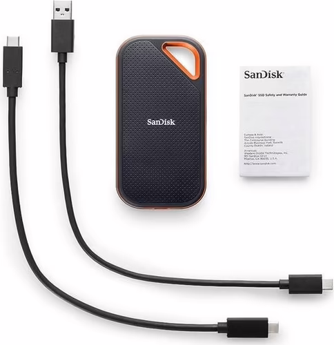 Disco ssd externo sandisk extreme pro portable 1tb usb tipo-c negro SDSSDE81-1T0 | SDSSDE81-1T00-G25 | 0619659181284 imagen 3