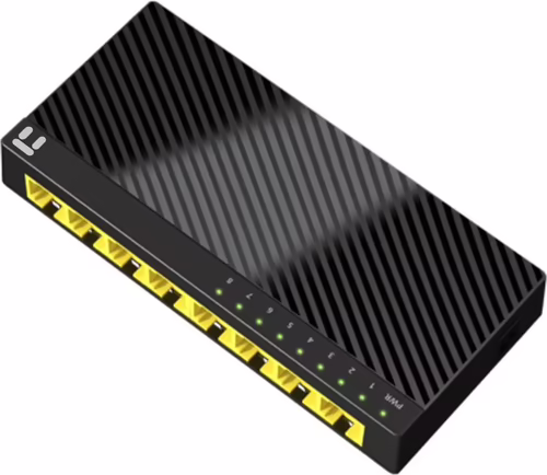 Switch NETIS/Stonet 8xRJ45 GbE Negro (ST3108GC) | 6972012670271 imagen 2