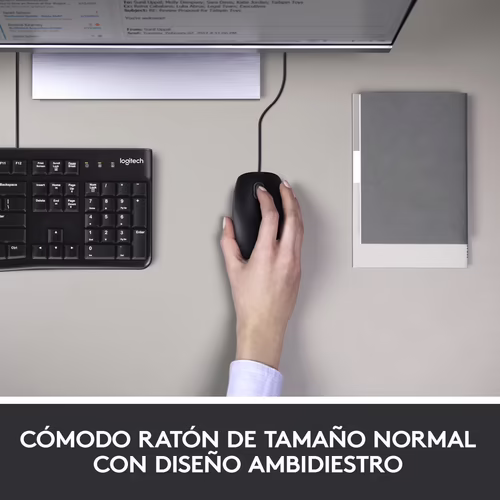 T+Ratón LOGITECH MK120 USB 1000dpi Negro (920-002550) | 5099206020580 imagen 8