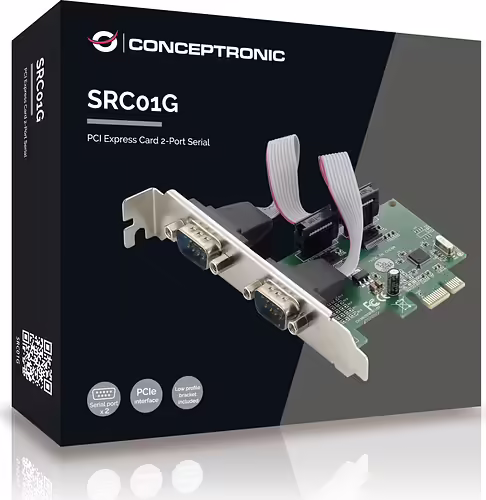 Controladora CONCEPTRONIC PCIe 1.1 2xRS-232 (SRC01G) | 4015867207611 imagen 3