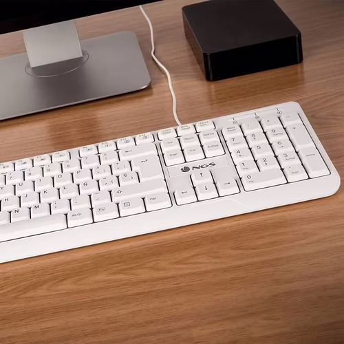 Teclado NGS Multimedia Spike USB 12 Teclas Blanco | 8435430612219 imagen 4