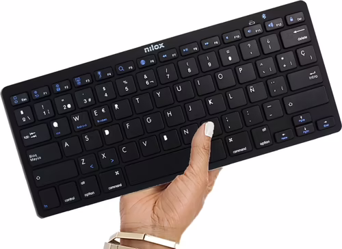Teclado NILOX Wireless BT Negro (NXKB01B) | 8435099531166 imagen 4