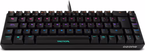 Teclado OZONE Tactical LED RGB BT Negro (OZTACTICALSP) | 8436587971600 imagen 3