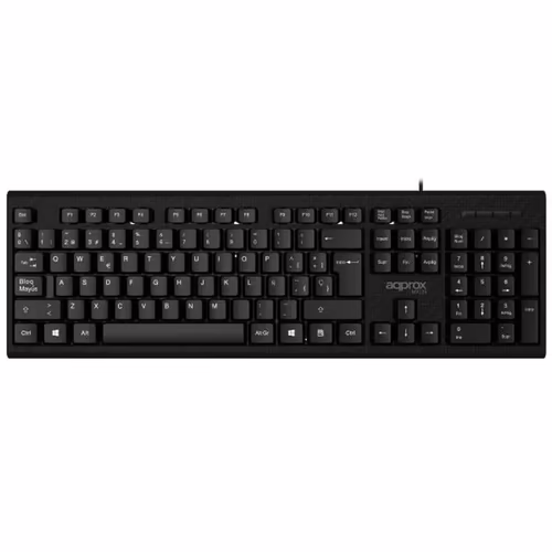 Teclado + Ratón Approx USB 2.0 Negro (APPMX235) imagen 2
